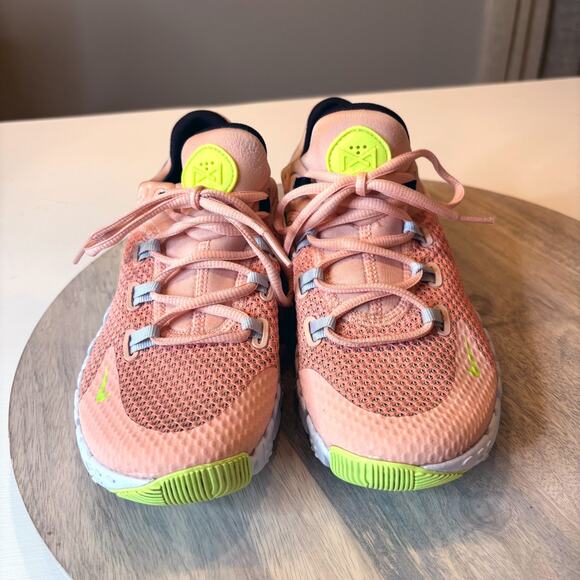 Nike Free Metcon 4 Artic Orange Green CZ0596-800 Women's Size 7 Sneakers Shoes - Picture 4 of 10